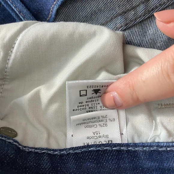 MCGUIRE 15A Newton Skinny Jeans in Dark Wash Blue Size US 27 - Picture 11 of 12